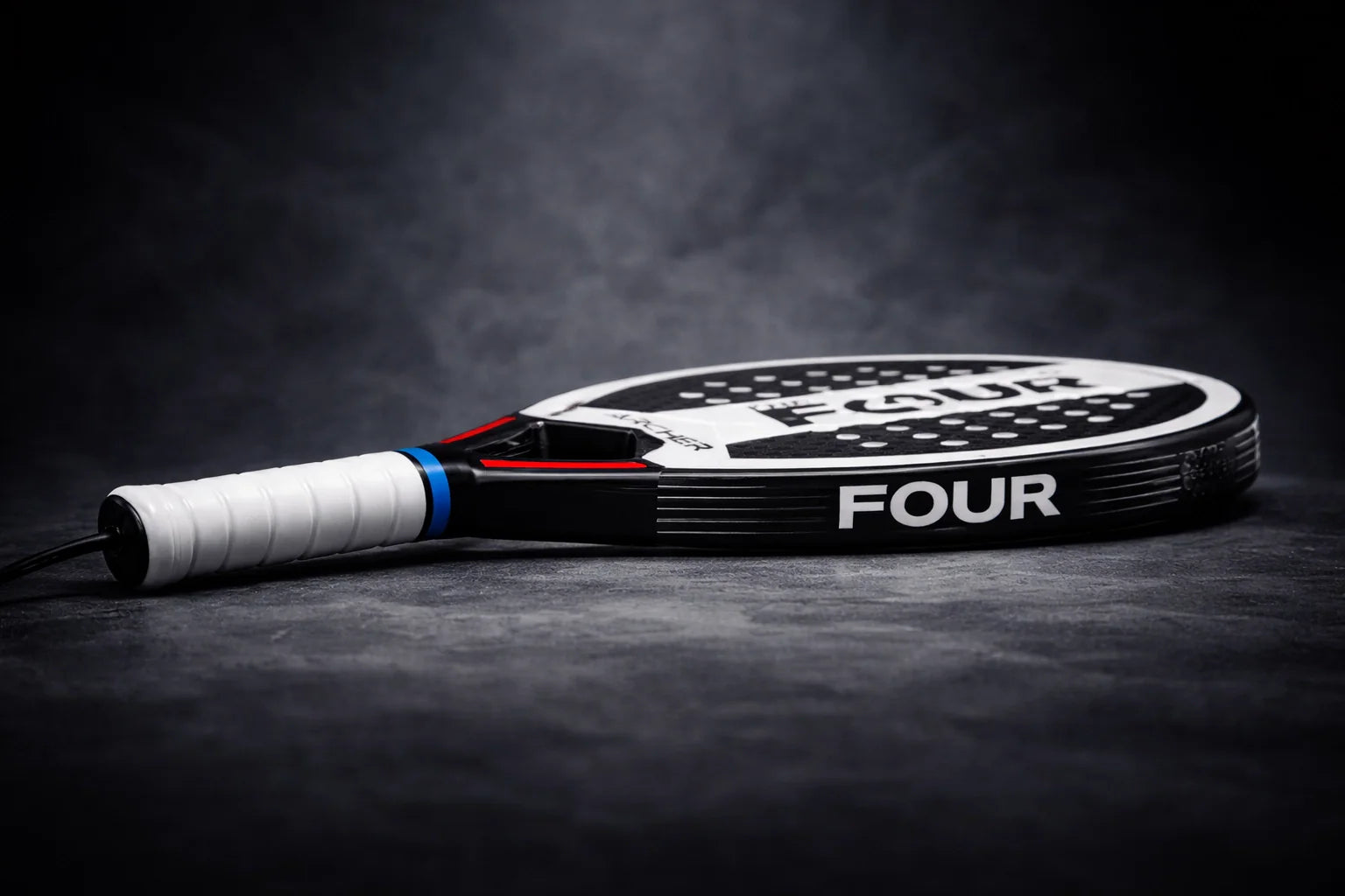 The four degree Archer Racket Product image with black background