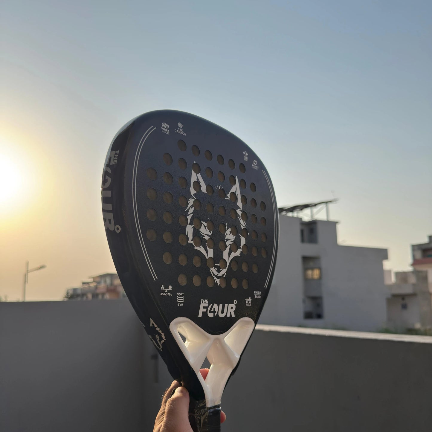 Hunter Padel Racket | Teardrop Shape | 12K Carbon